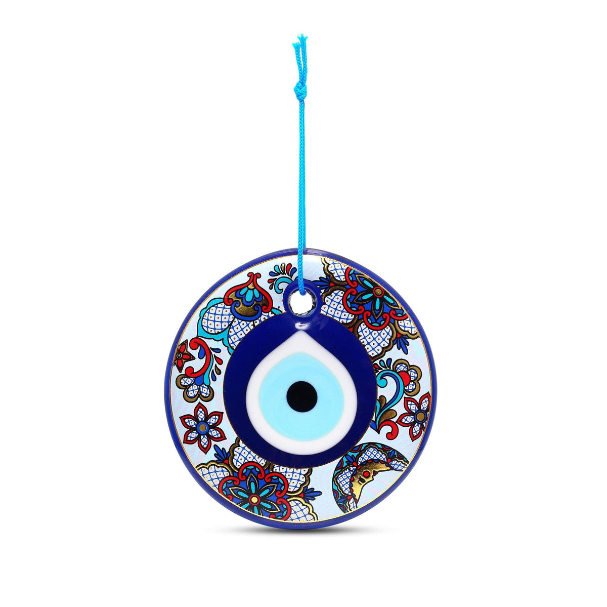 Mystic Jewels - Ojo Turco en Dorado - Decoración de Pared de la casa (Modelo 4)