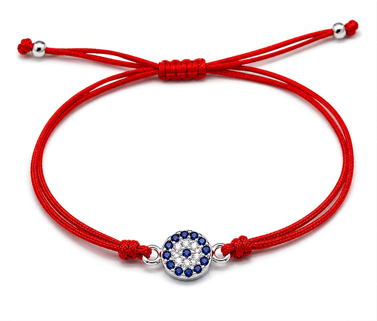 MYSTIC JEWELS Pulsera Clásico Ojo de la Buene Suerte con circonitas