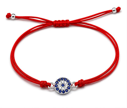 MYSTIC JEWELS Pulsera Clásico Ojo de la Buene Suerte con circonitas