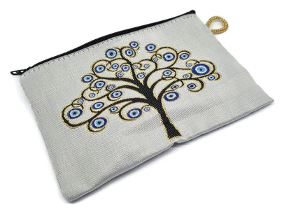 MYSTIC JEWELS - Monedero para Tarjetas, Llaves - diseño de Ojo para buene Suerte - Traditional (15x10cm) (Modelo 7)