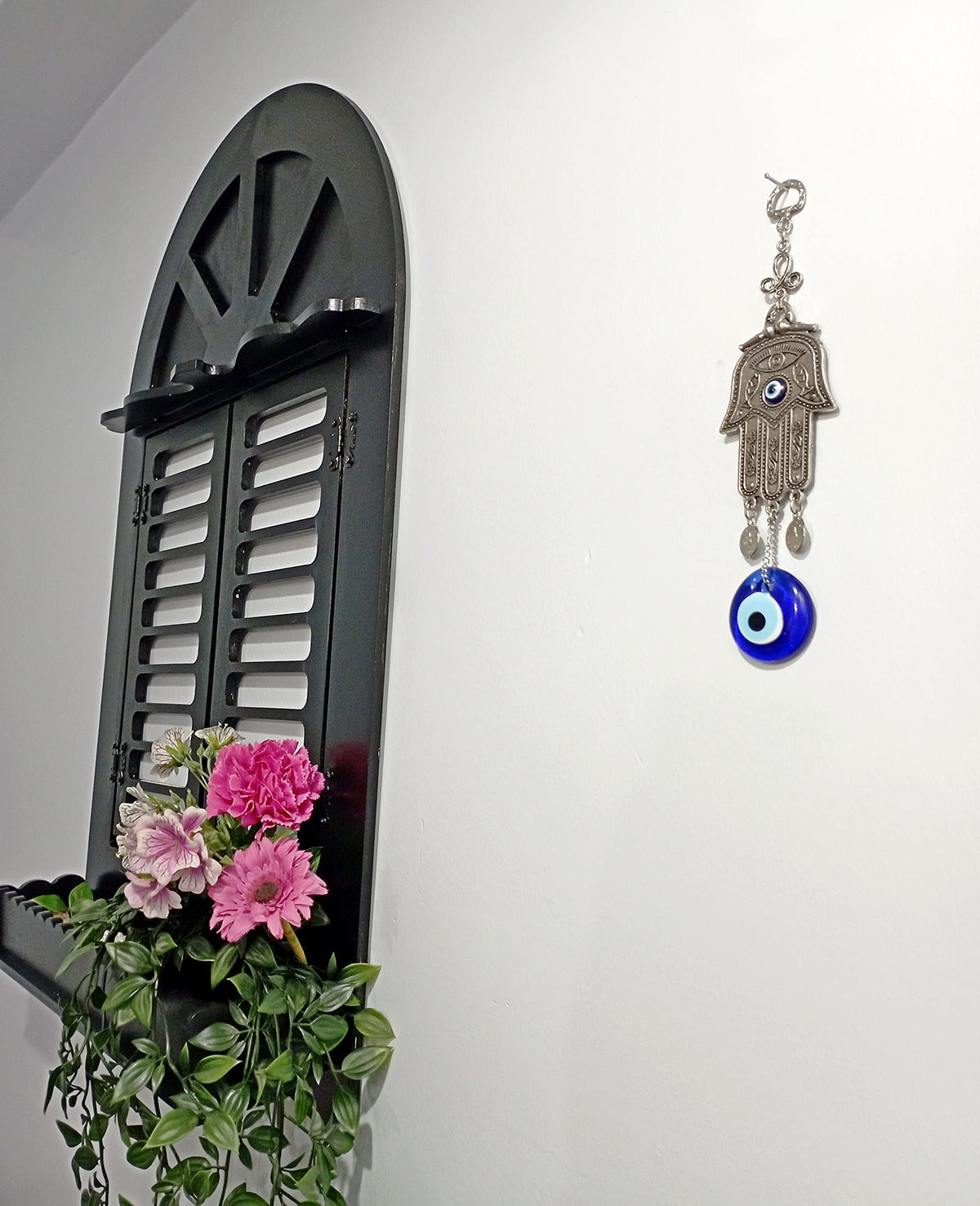 Mystic Jewels - Diseno casa bendicion Hamsa de la Mano de Fatima para energia Suerte y exito
