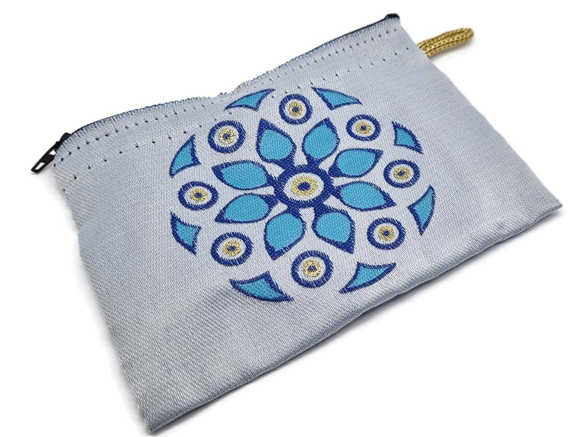 MYSTIC JEWELS - Monedero para Tarjetas, Llaves - diseño de Ojo para buene Suerte - Traditional (15x10cm) (Modelo 5)