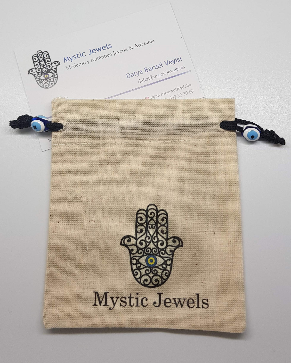 Mystic Jewels by Dalia - Pendientes Largos forma de gota con Piedra Natural Mujer Fiestas Boda (Azul)