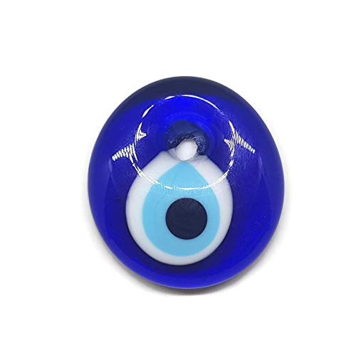 MYSTIC JEWELS Turkish Eye to Hang - against the Evil Eye for Good Luck, 4cm diameter with Hole