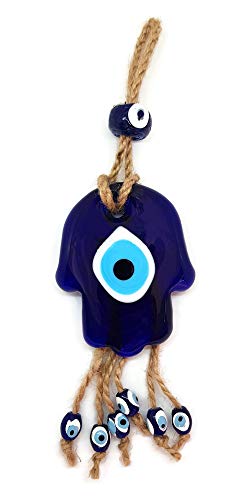 Mystic Jewels - Hand of Fatima with Turkish Eye in Crystal with Jude to Hang