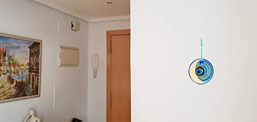 Turkish Eye in Gold - Home Wall Decoration (Model 1)