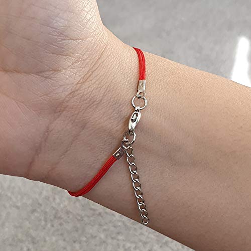 MYSTIC JEWELS by Dalia - Classic Turkish Eye of Good Luck Bracelet for Men and Women (Red)