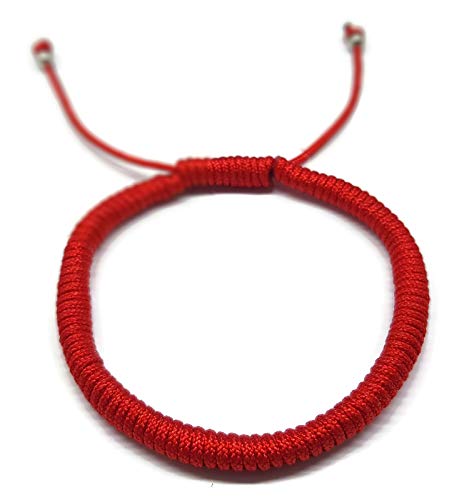 MYSTIC JEWELS - Bracelet Kabbale en fil rouge, amulette, protection contre le mauvais œil, bonne chance, bonne chance