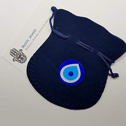 MYSTIC JEWELS Turkish Eye to Hang - against the Evil Eye for Good Luck, 4cm diameter with Hole