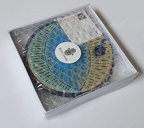 MYSTIC JEWELS Turkish Eye in Gold - Home Wall Decoration (Model 2)