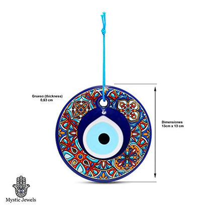 Turkish Eye in Gold - Home Wall Decoration (Model 3)