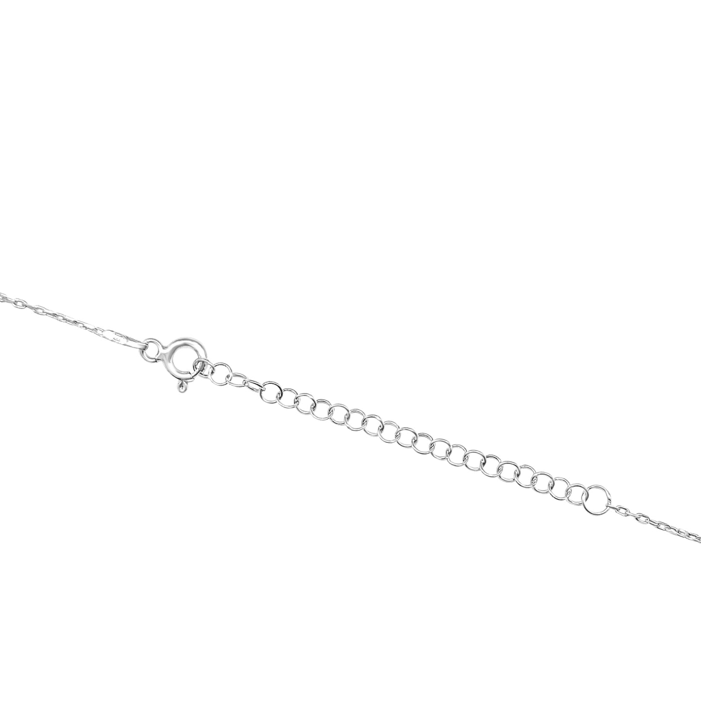 Necklace for Women, 925 Sterling Silver, Good Luck Fatima Hand Pendant